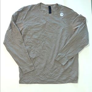Lululemon Men’s Rare,  Long Sleeve Ultra Breathable Tee Shirt, Tan, Size L